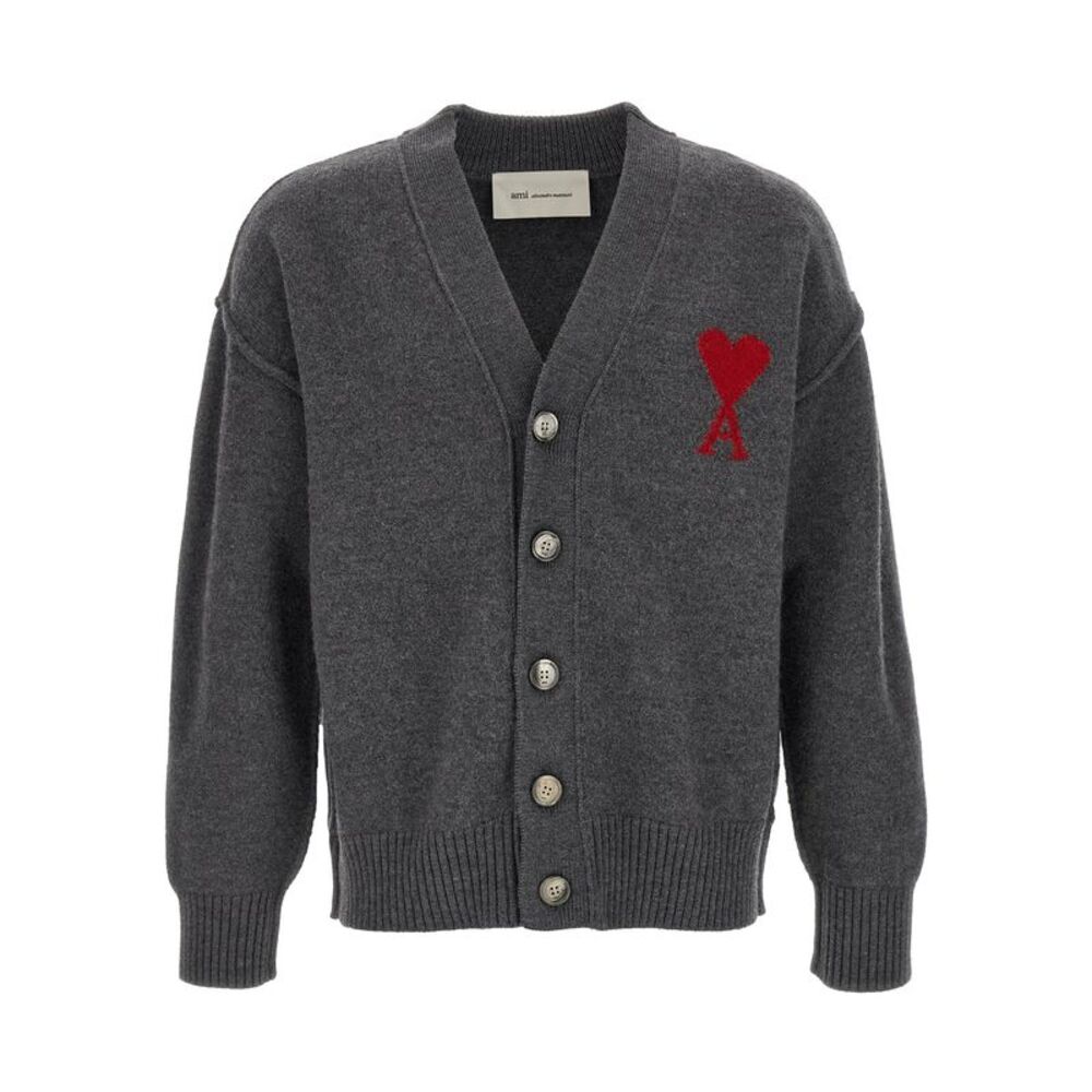 Ami Paris Men's Ami De Coeur Cardigan
